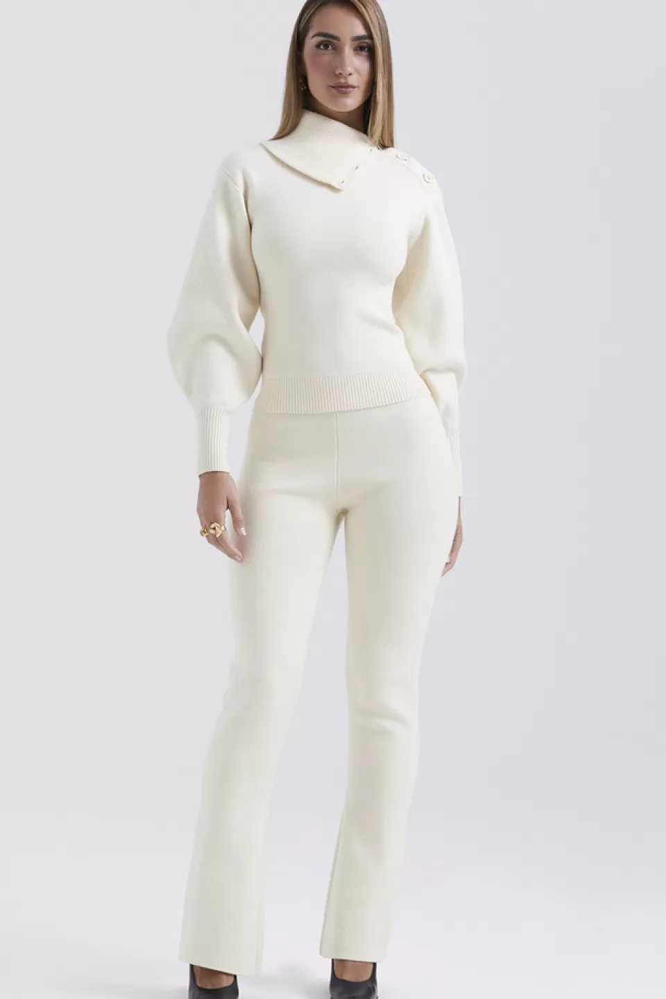 House of CB 'Adelita' Cream Cashmere Blend Sweater Store