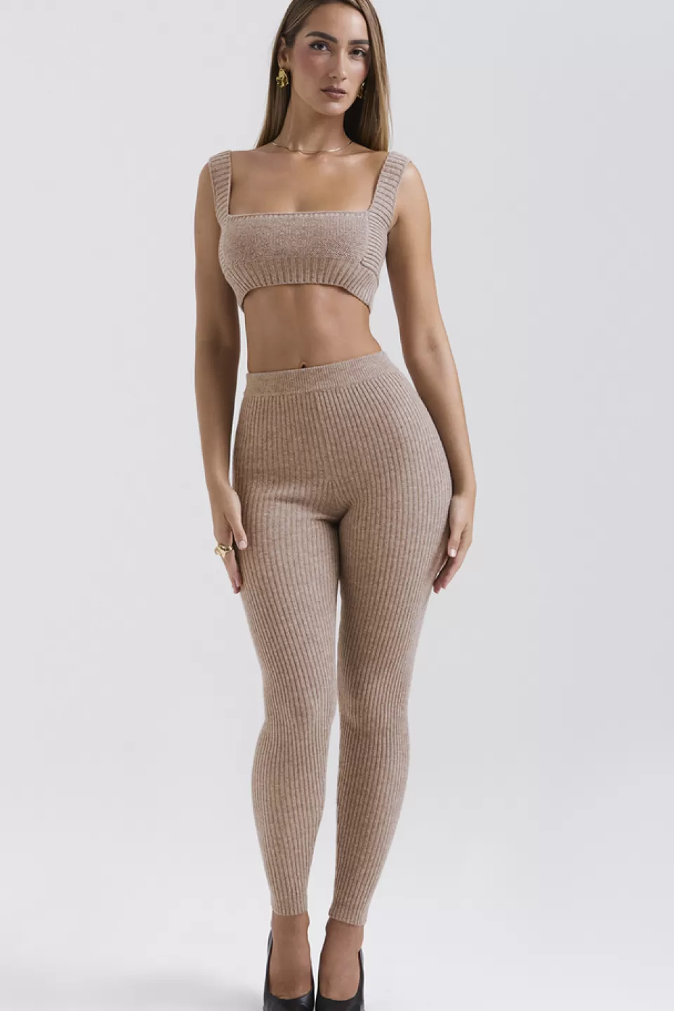 House of CB 'Adhara' Barley Natural Wool Bralette Best Sale