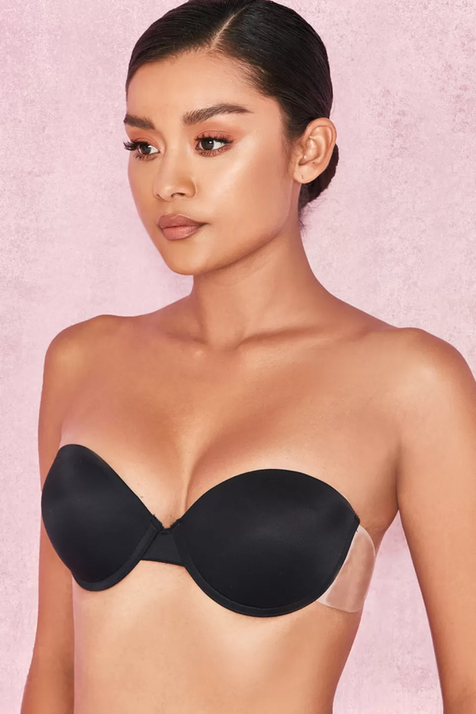 House of CB 'Boost Up' Ultimate Boost Invisible Bra - Black Outlet