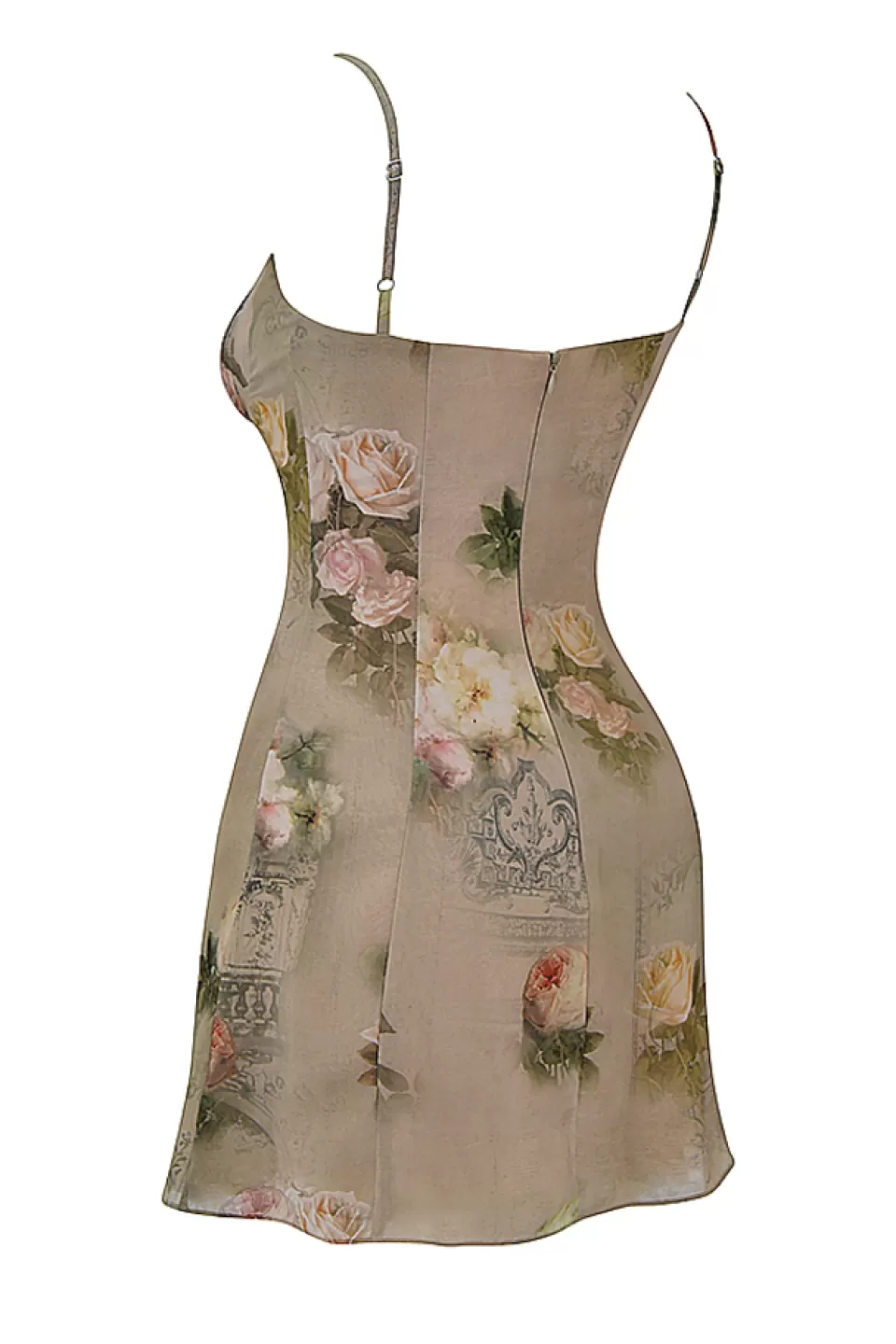 House of CB 'Christiana' Vintage Floral Mini Dress Hot