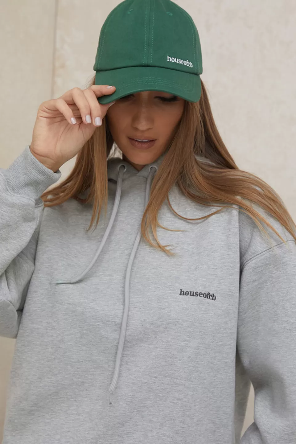 House of CB 'Devon' Green Buckle Back Baseball Cap Discount