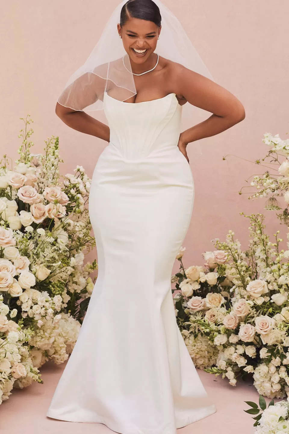 House of CB 'Ines' Ivory Strapless Corset Bridal Gown - Limited Edition Shop
