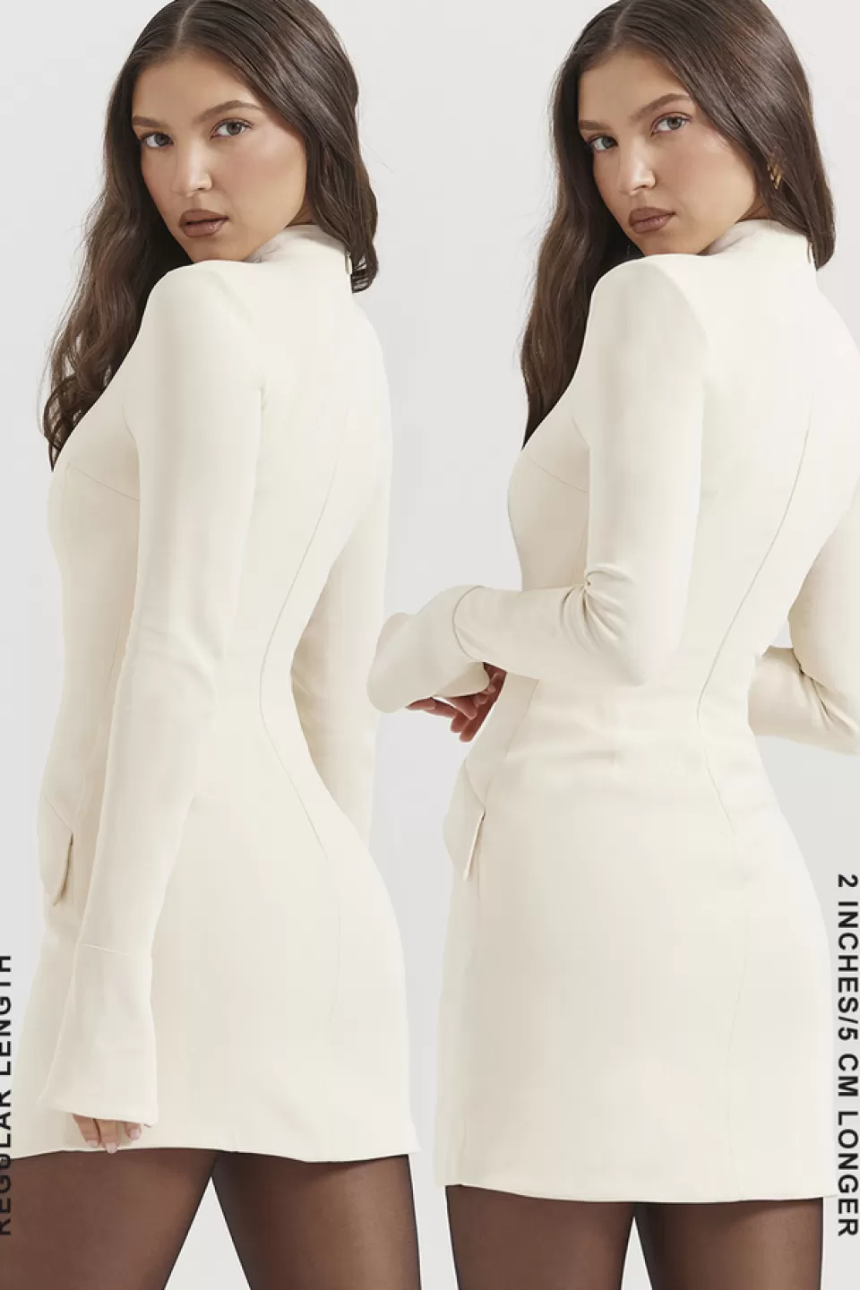House of CB 'Mahalia' Vintage Cream Mini Dress Fashion