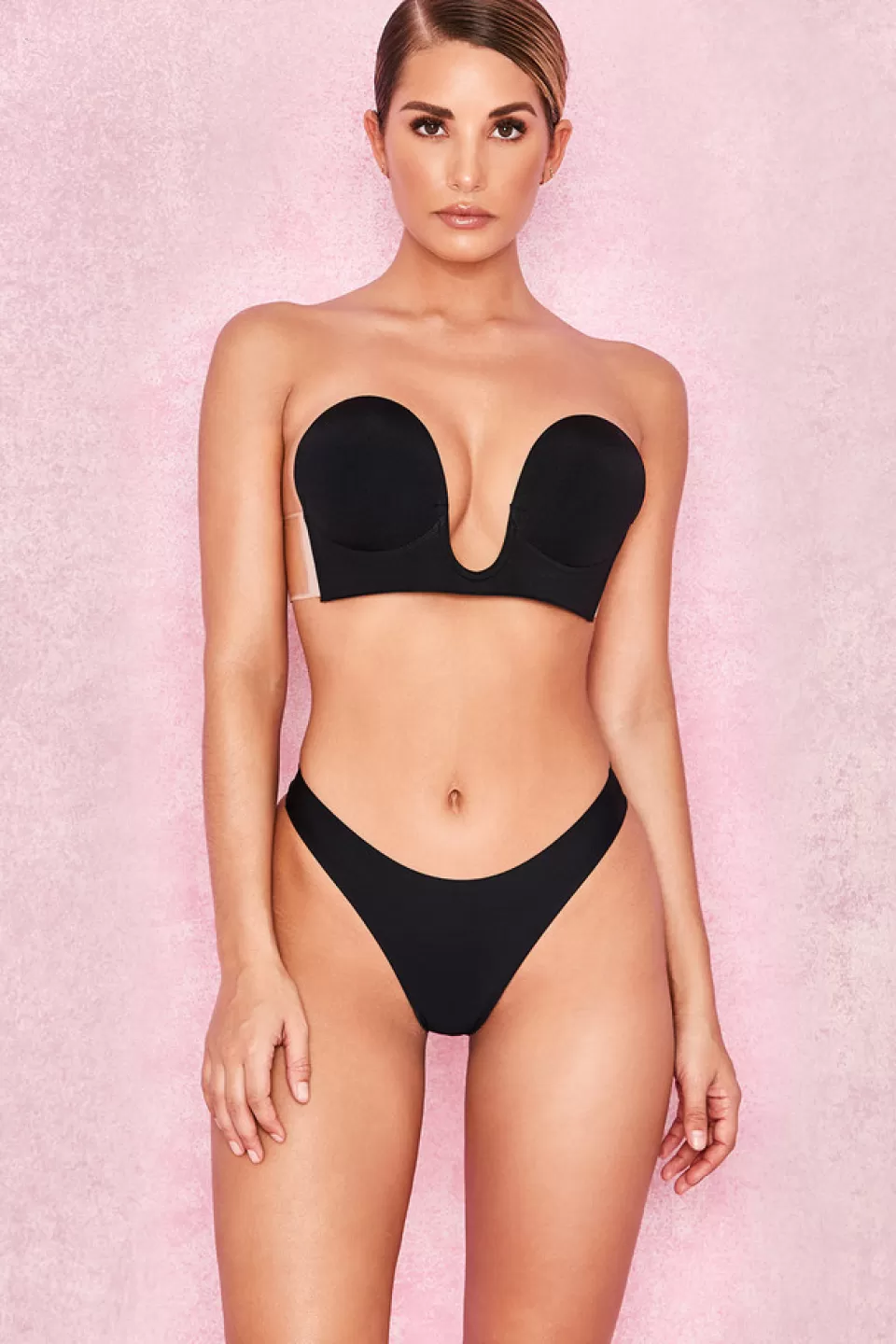 House of CB 'Micromodal' Seamless Thong - Black Cheap