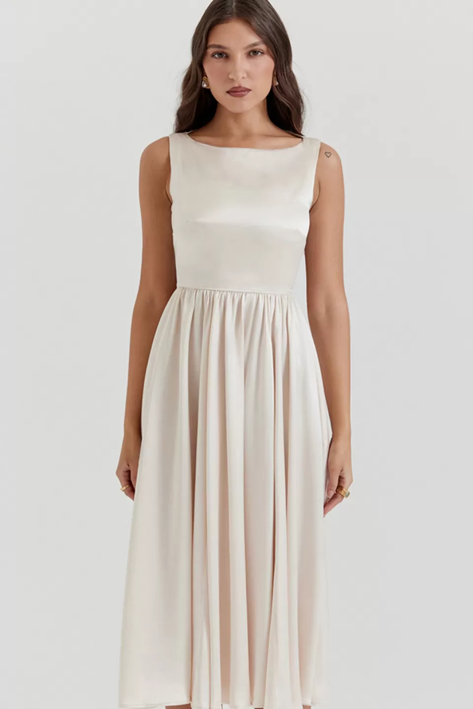 House of CB 'Shayla' Vintage Cream Midi Dress Cheap