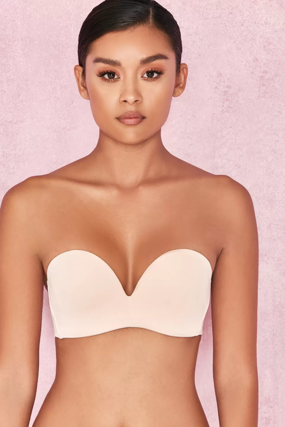 House of CB 'Smooth' Plain Molded Strapless Bra - Beige Shop