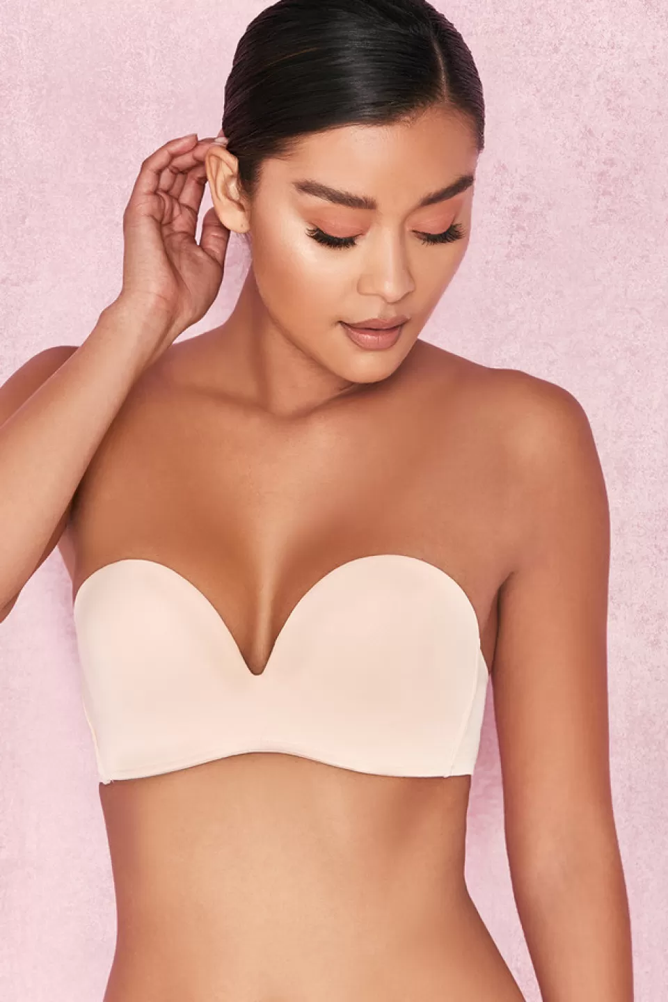 House of CB 'Smooth' Plain Molded Strapless Bra - Beige Shop