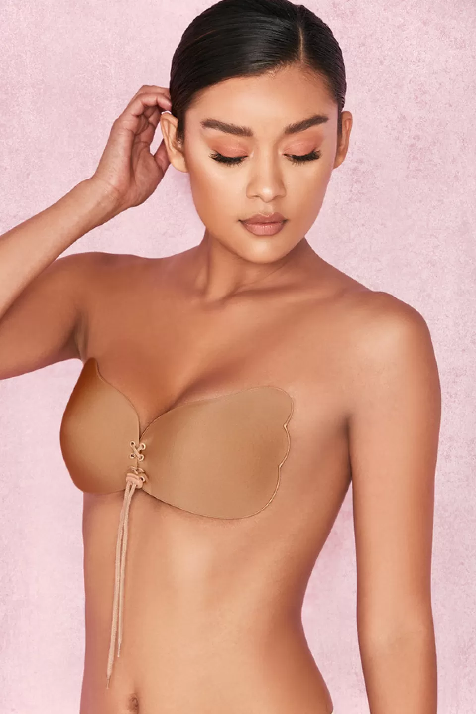 House of CB 'Ultra' Push Up Invisible Bra - Caramel Hot
