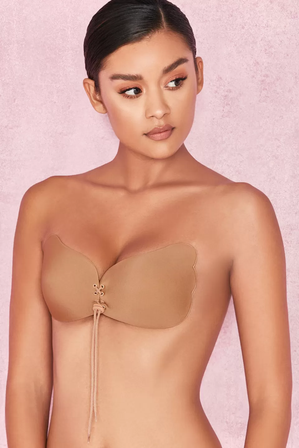 House of CB 'Ultra' Push Up Invisible Bra - Caramel Hot